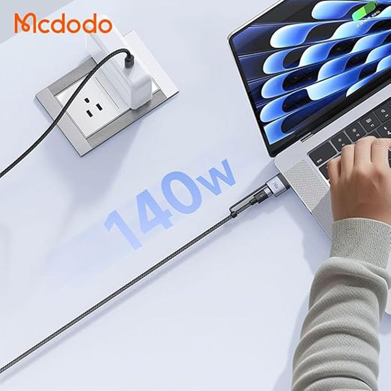 کابل تبدیل فست شارژ Mcdodo CA-014 Type-C To Type-C/Magsafe 3 5A PD 240W 2m