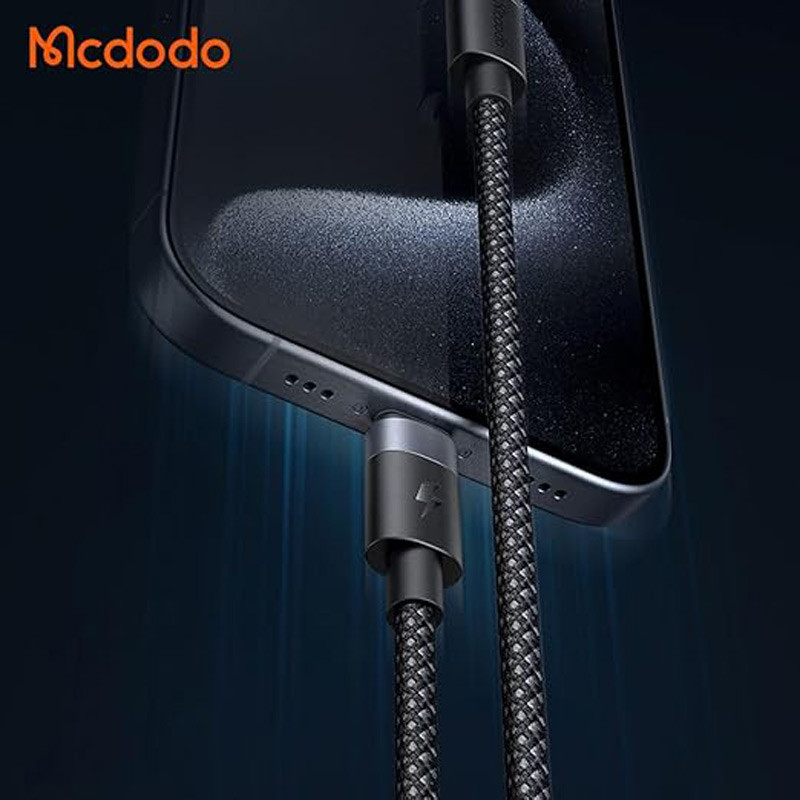 کابل تبدیل فست شارژ Mcdodo CA-014 Type-C To Type-C/Magsafe 3 5A PD 240W 2m