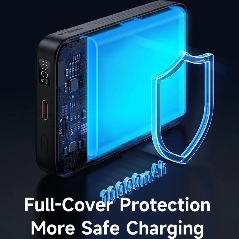پاور بانک بی سیم فست شارژ مک دودو MC-146 PD 20W ظرفیت 10000 میلی آمپر ساعت