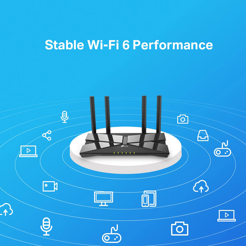 روتر 4 آنتن TP-Link AX1500 Archer AX10 300Mbps