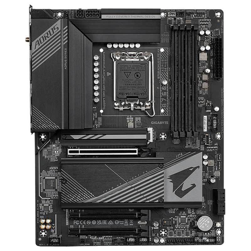 مادربرد گیمینگ گیگابایت Gigabyte B760 Aorus Elite AX rev.1.0 DDR5 LGA 1700