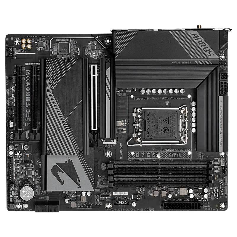 مادربرد گیمینگ گیگابایت Gigabyte B760 Aorus Elite AX rev.1.0 DDR5 LGA 1700