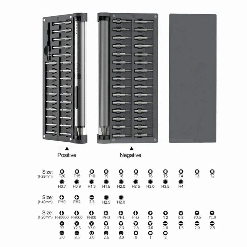 ست پیچ گوشتی شارژی 55 عددی Creation Space ZPJ1802A CS03D