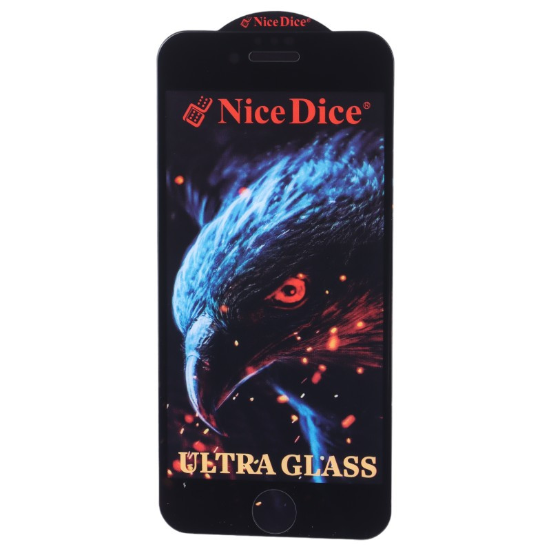 گلس اولترا Nice Dice آیفون 7 / 8 / SE 2020 مشکی