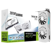 کارت گرافیک Zotac Gaming GeForce RTX 4070 SUPER Twin Edge OC White Edition 12GB GDDR6X 192Bit