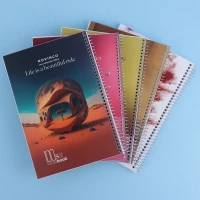 دفتر سیمی 100 برگ طرح دار نوین کو
