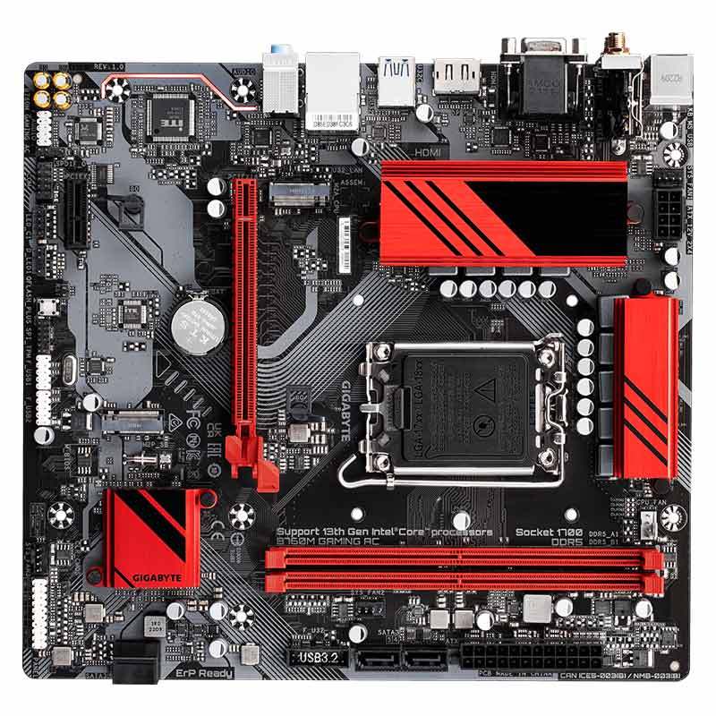 مادربرد گیگابایت B760M Gaming AC rev. 1.0/1.1 DDR5
