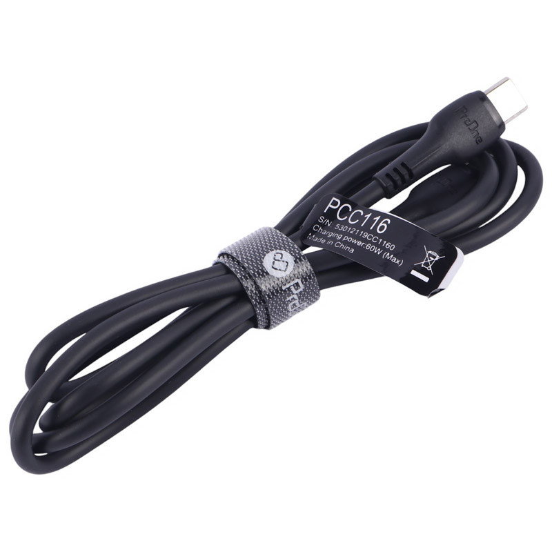 کابل تبدیل فست شارژ ProOne PCC116 Type-C To Type-C 60W 1m