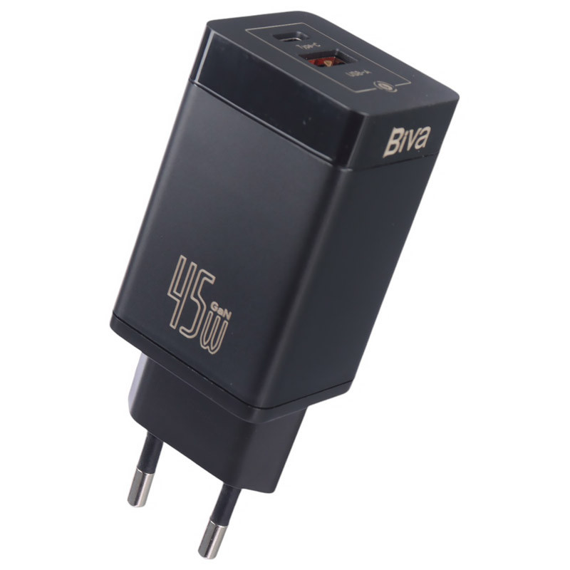 شارژر دیواری 45 وات بیوا HC-15 GaN QC3.0 PD 3A