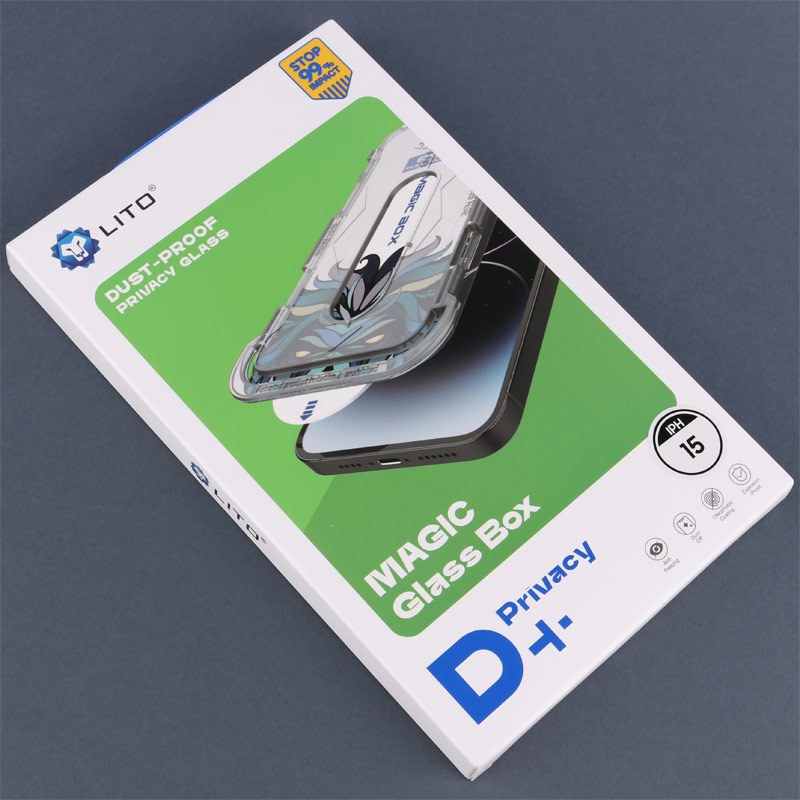 گلس پرایوسی D+ Tools Magic Glass Box لیتو آیفون iPhone 15 / 16