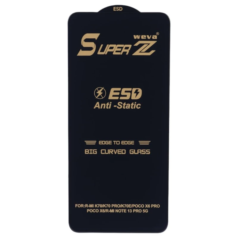 گلس Super Z آنتی استاتیک Weva شیائومی Redmi Note 13 Pro 4G