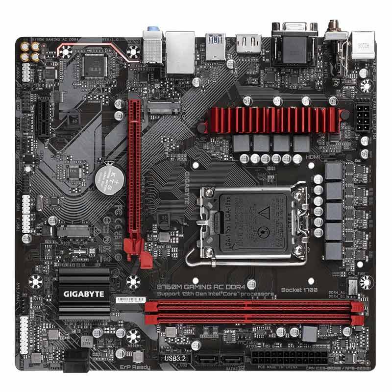 مادربرد گیگابایت B760M GAMING AC rev. 1.x DDR4