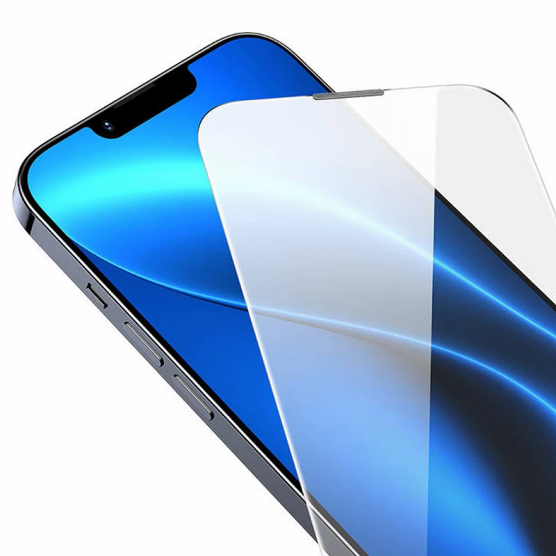 گلس تمام صفحه باسئوس SGBL170002 آیفون iPhone 13 / 13 Pro / 14 بسته 2 عددی