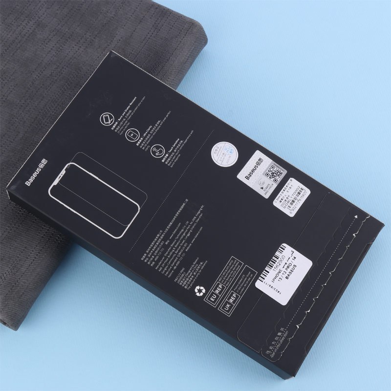 گلس تمام صفحه باسئوس SGBL170002 آیفون iPhone 13 / 13 Pro / 14 بسته 2 عددی