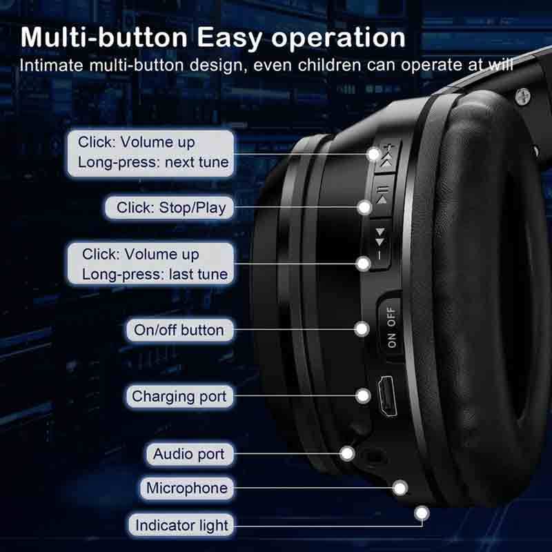 هدفون گیمینگ بلوتوثی اونیکوما B90