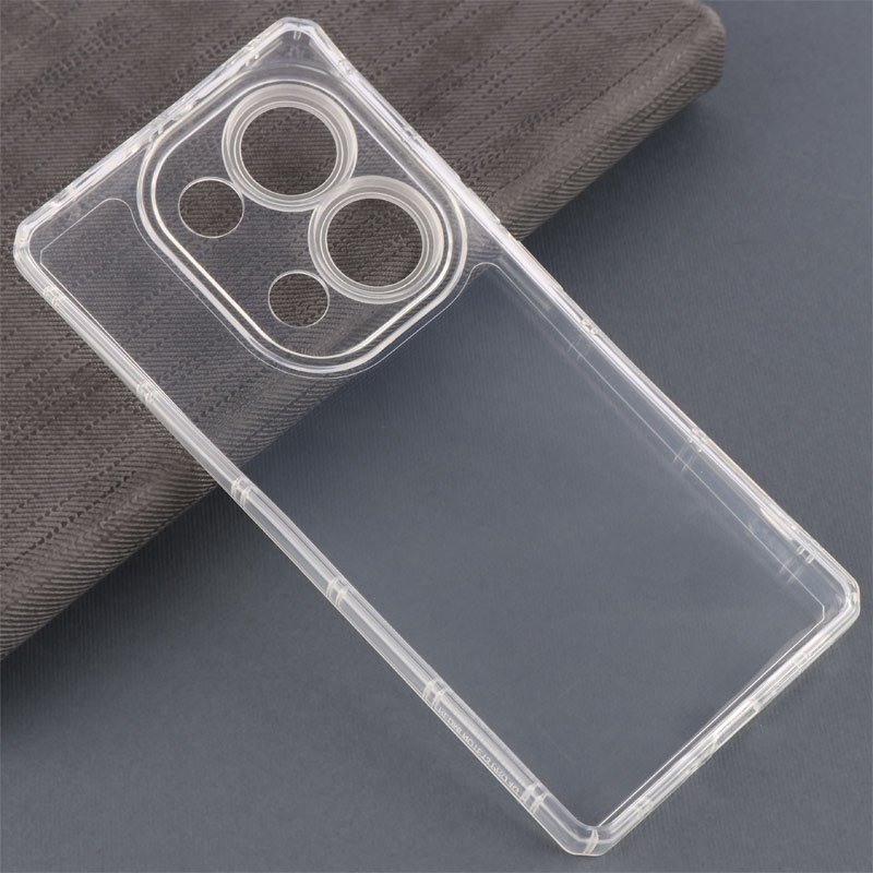 قاب ژله ای شفاف محافظ لنزدار شیائومی Redmi Note 13 Pro 4G