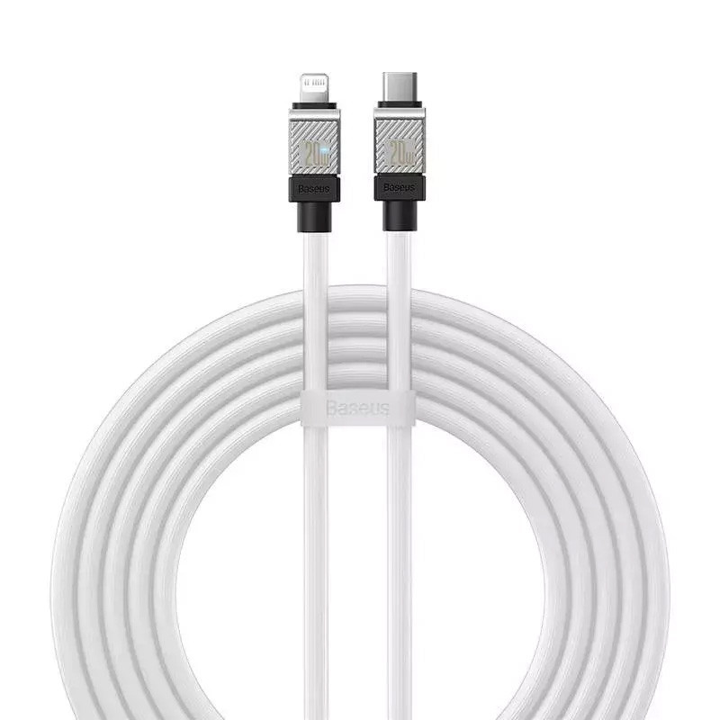 کابل تبدیل فست شارژ Baseus CoolPlay Series CAKW00010 Type-C To Lightning PD 20W 2m