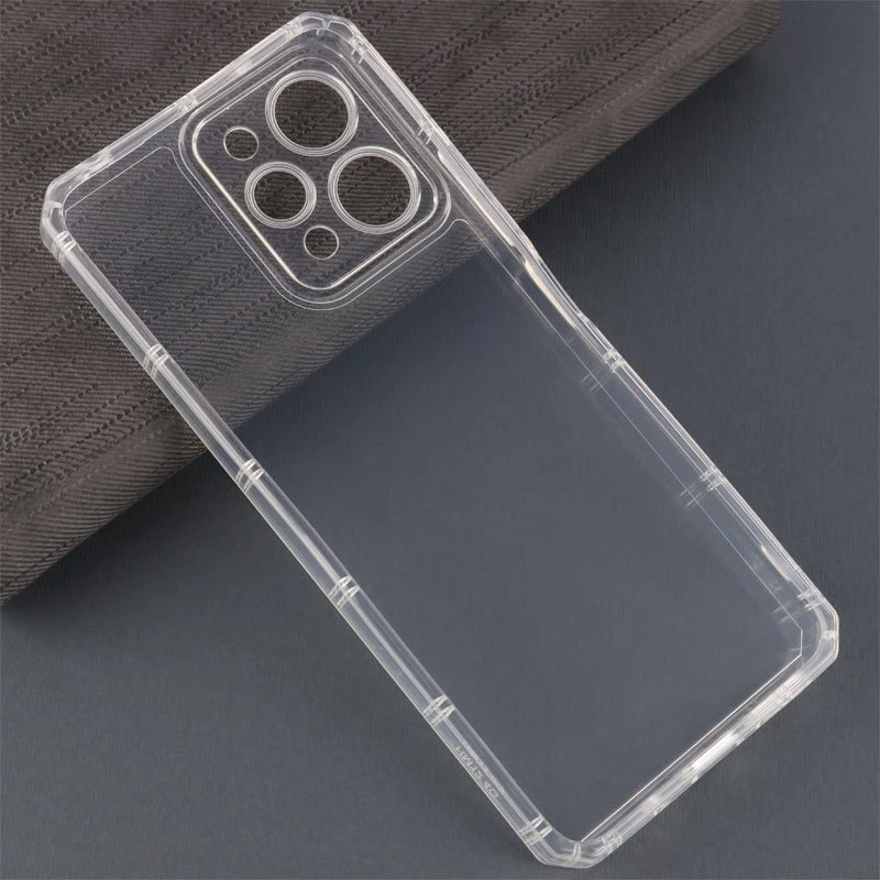 قاب ژله ای شفاف محافظ لنزدار شیائومی Redmi 12 4G