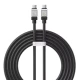 کابل تبدیل فست شارژ Baseus CoolPlay Series CAKW00030 Type-C to Type-C PD 100W 2m