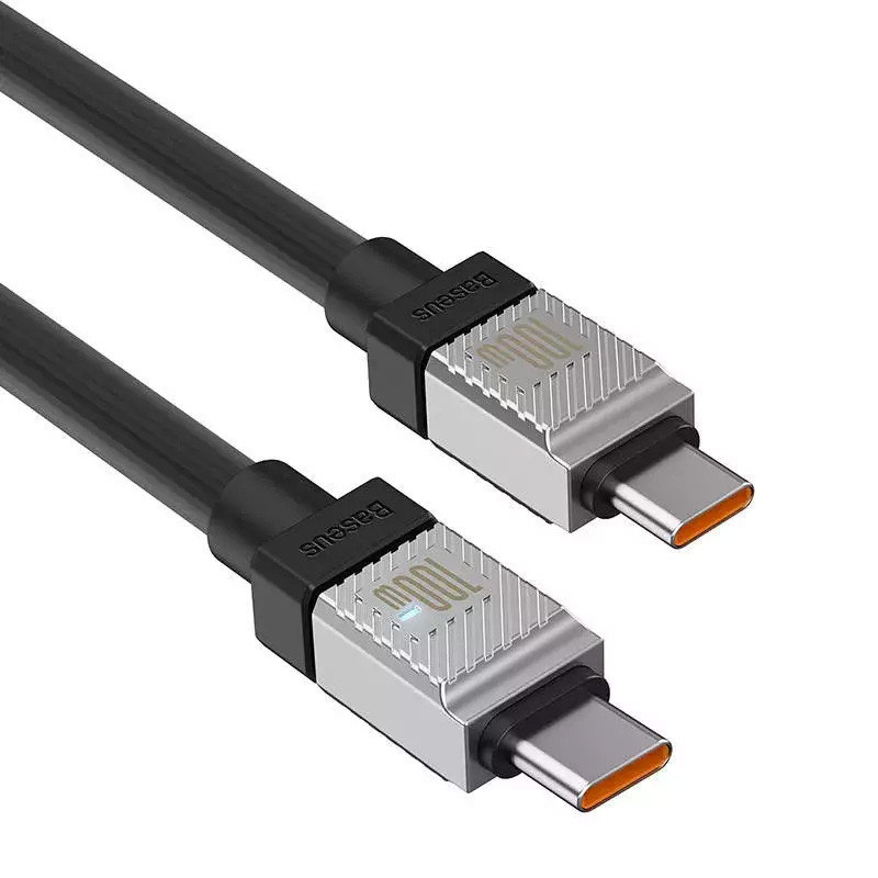 کابل تبدیل فست شارژ Baseus CoolPlay Series CAKW00030 Type-C to Type-C PD 100W 2m