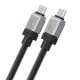 کابل تبدیل فست شارژ Baseus CoolPlay Series CAKW00030 Type-C to Type-C PD 100W 2m