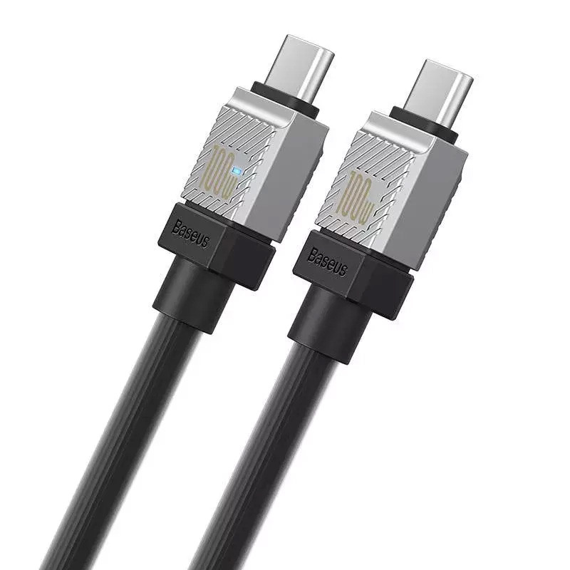 کابل تبدیل فست شارژ Baseus CoolPlay Series CAKW00030 Type-C to Type-C PD 100W 2m
