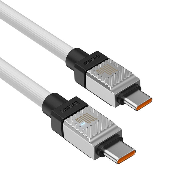 کابل تبدیل فست شارژ Baseus CoolPlay Series CAKW00030 Type-C to Type-C PD 100W 2m
