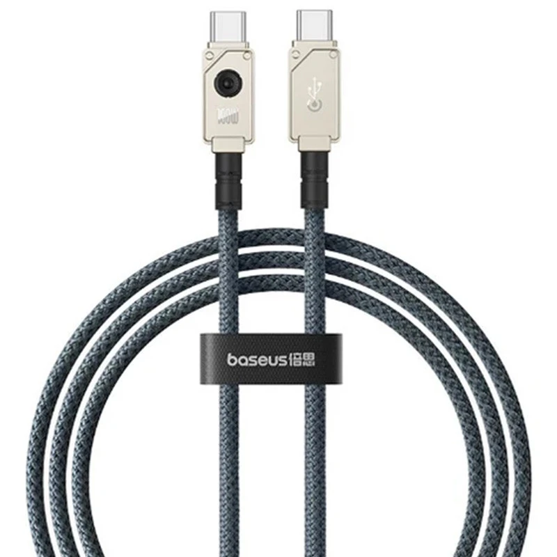 کابل تبدیل فست شارژ Baseus Unbreakable Series P10355800221-00 Type-C To Type-C PD 100W 1m