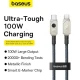 کابل تبدیل فست شارژ Baseus Unbreakable Series P10355800221-00 Type-C To Type-C PD 100W 1m