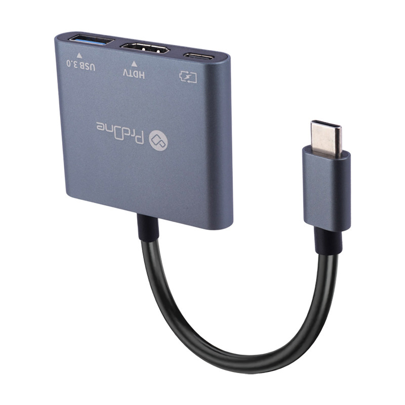 تبدیل ProOne PHU552 Type-C To HDMI/USB3.0/Type-C PD