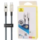 کابل تبدیل فست شارژ Baseus Unbreakable Series P10355800221-01 Type-C To Type-C 100W 2m
