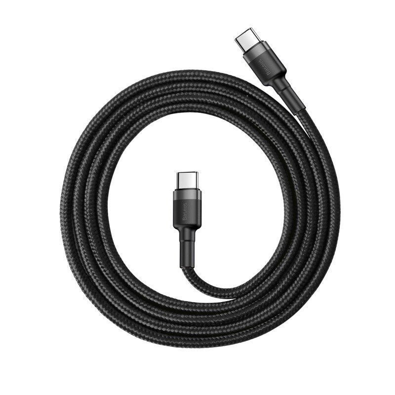 کابل تبدیل فست شارژ Baseus Cafule CATKLF-HG1 Type-C To Type-C 3A QC3.0 PD2.0 60W 2m