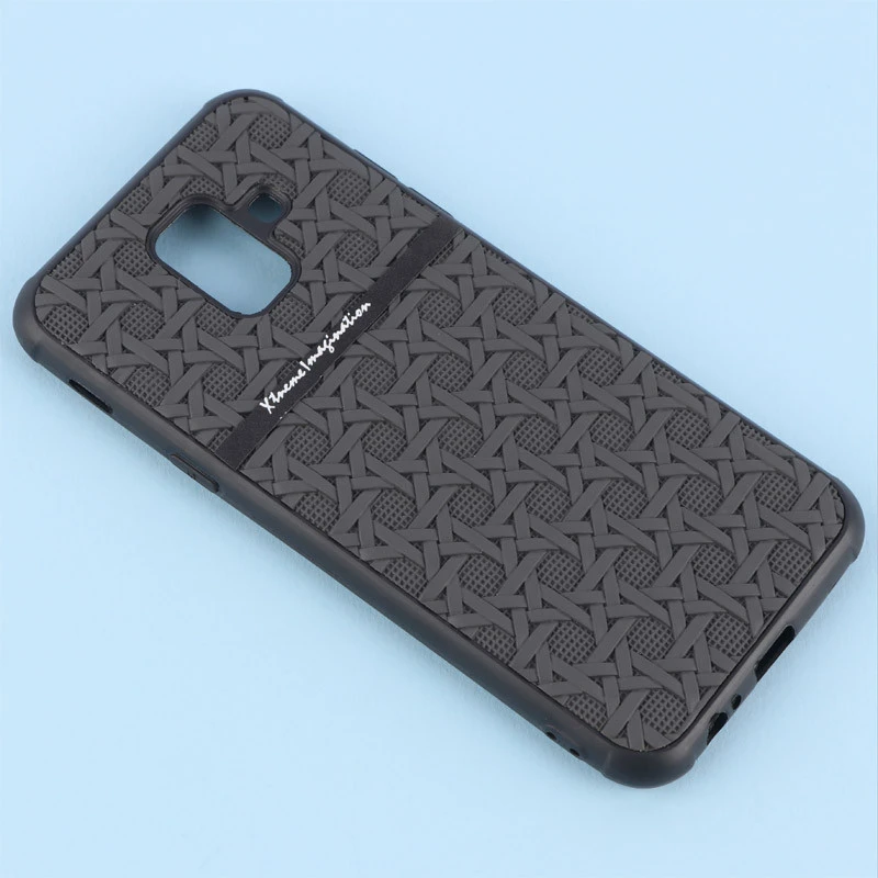 قاب ژله ای سامسونگ Galaxy A6 طرح حصیری Pro Camera