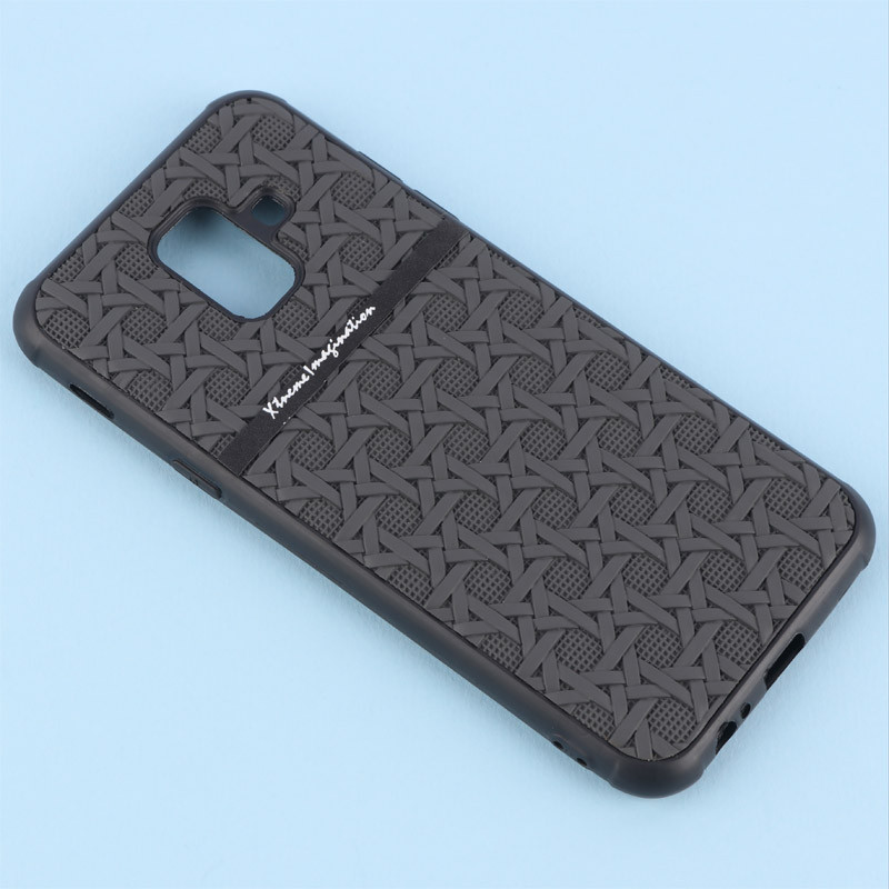 قاب ژله ای سامسونگ Galaxy A6 طرح حصیری Pro Camera
