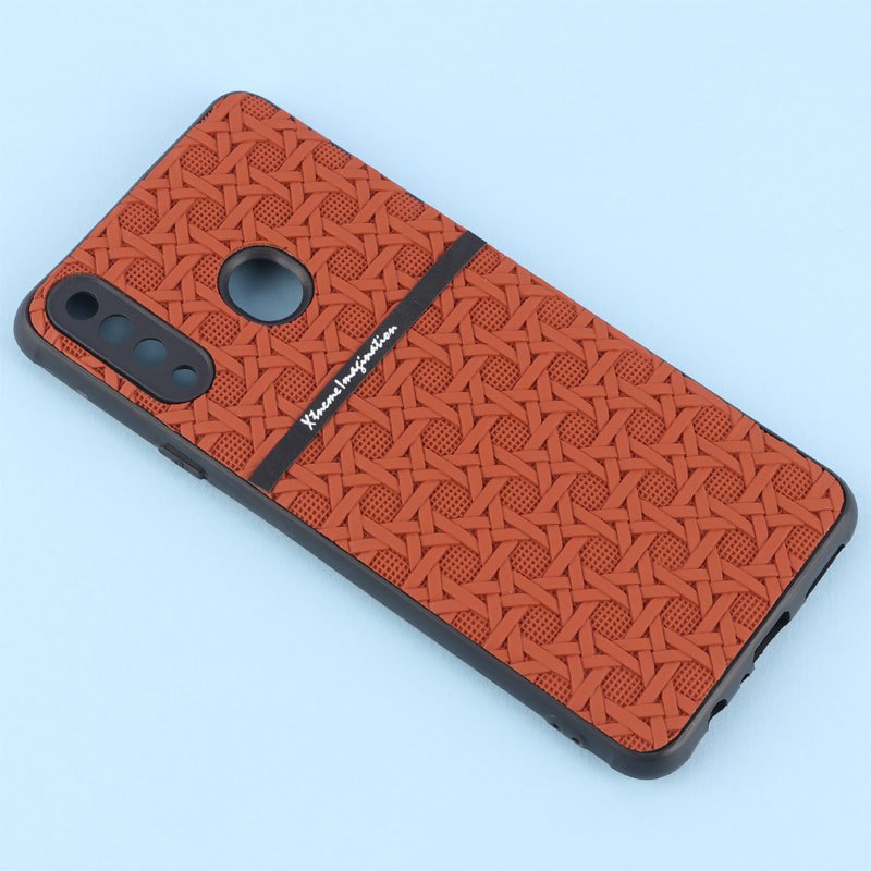 قاب ژله ای سامسونگ Galaxy A20s طرح حصیری محافظ لنزدار Pro Camera