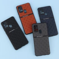 قاب ژله ای سامسونگ Galaxy A21s طرح حصیری محافظ لنزدار Pro Camera