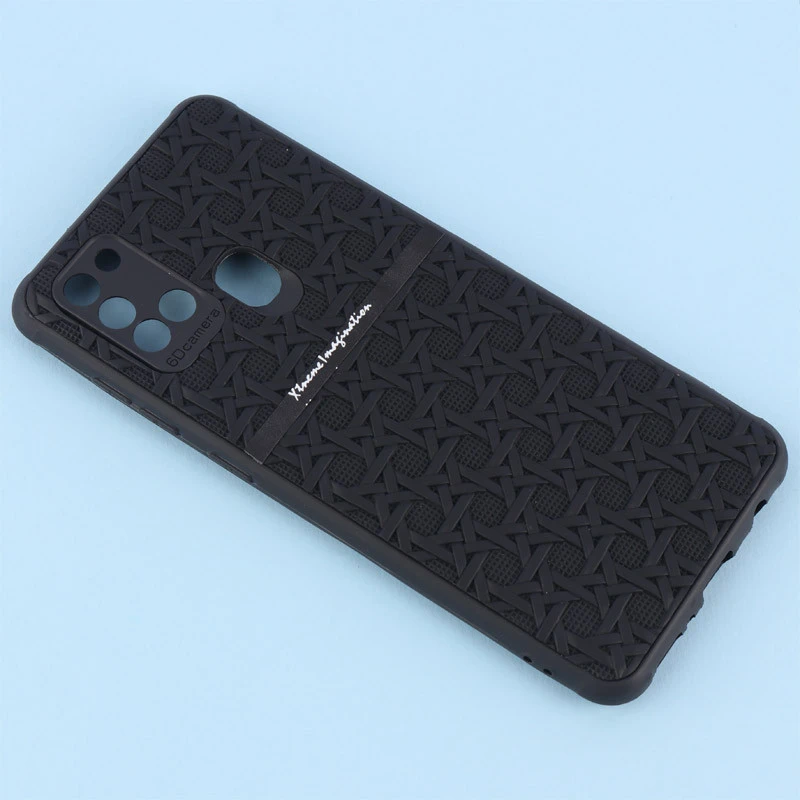قاب ژله ای سامسونگ Galaxy A21s طرح حصیری محافظ لنزدار Pro Camera