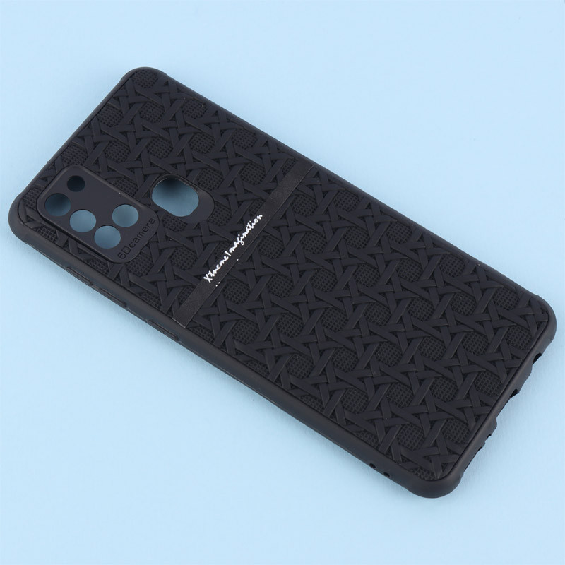 قاب ژله ای سامسونگ Galaxy A21s طرح حصیری محافظ لنزدار Pro Camera