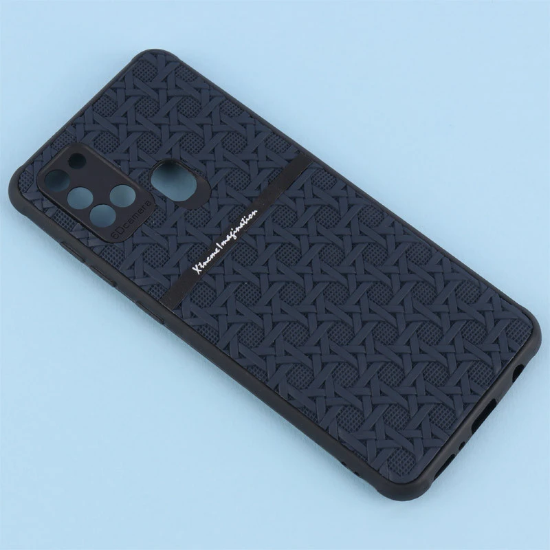 قاب ژله ای سامسونگ Galaxy A21s طرح حصیری محافظ لنزدار Pro Camera