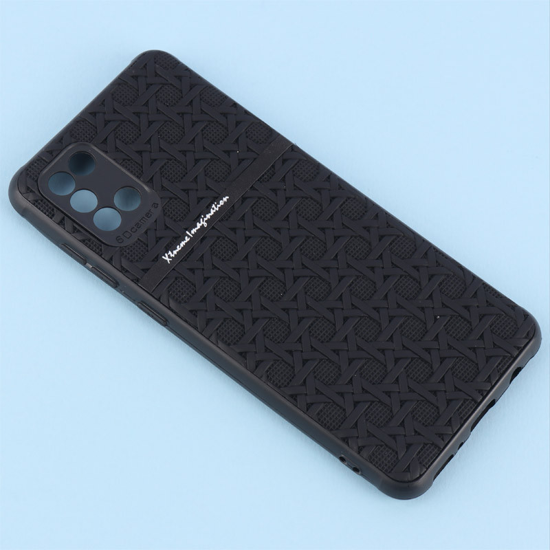 قاب ژله ای سامسونگ Galaxy A31 طرح حصیری محافظ لنزدار Pro Camera