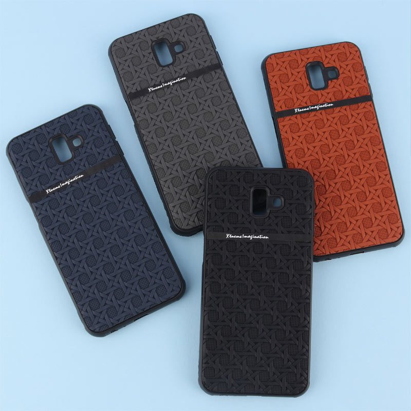 قاب ژله ای سامسونگ Galaxy J6 Plus طرح حصیری Pro Camera