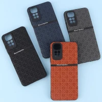 قاب ژله ای شیائومی Redmi Note 11 4G / Redmi 10 / Redmi 10 Prime طرح حصیری محافظ لنزدار Pro Camera