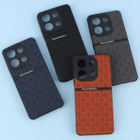 قاب ژله ای شیائومی Redmi Note 13 4G طرح حصیری محافظ لنزدار Pro Camera