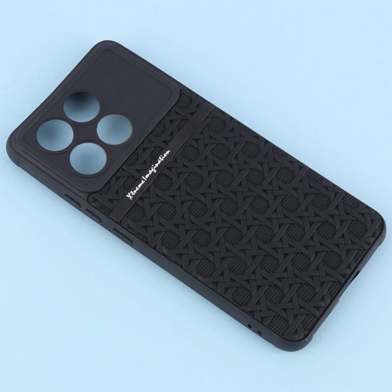 قاب ژله ای شیائومی Poco X6 Pro طرح حصیری محافظ لنزدار Pro Camera