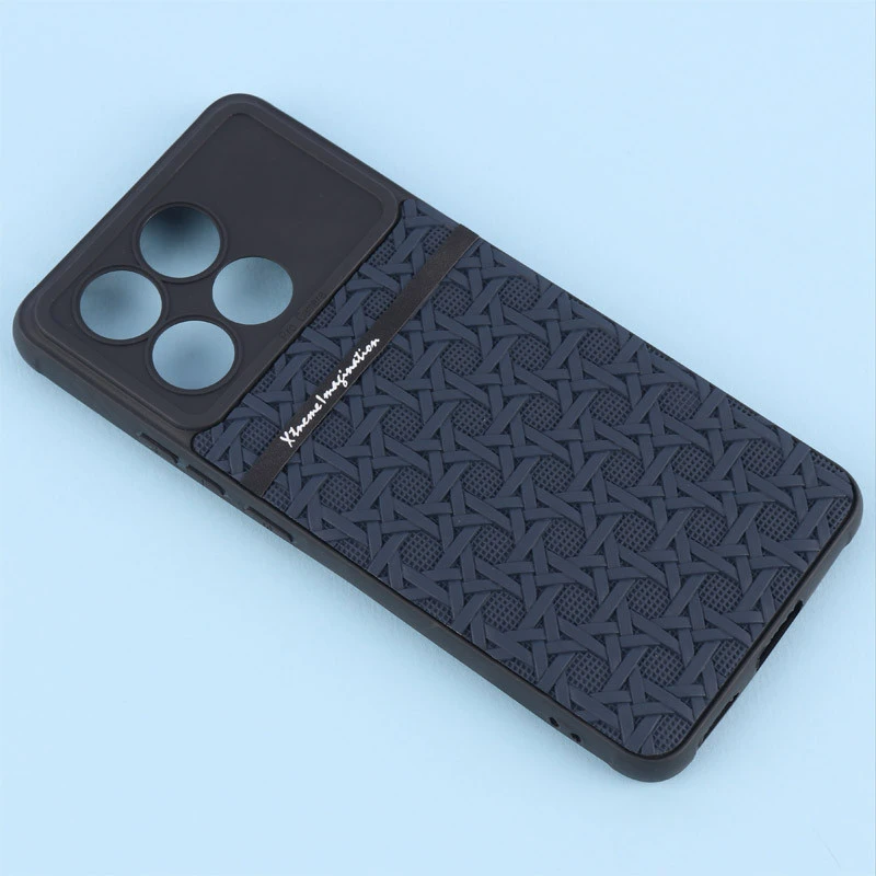 قاب ژله ای شیائومی Poco X6 Pro طرح حصیری محافظ لنزدار Pro Camera