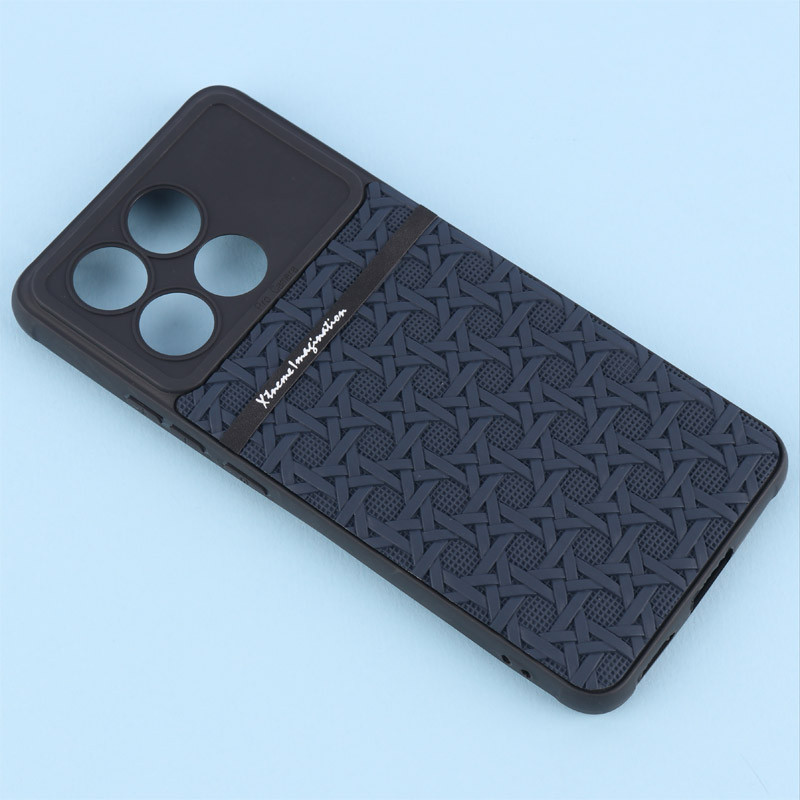 قاب ژله ای شیائومی Poco X6 Pro طرح حصیری محافظ لنزدار Pro Camera