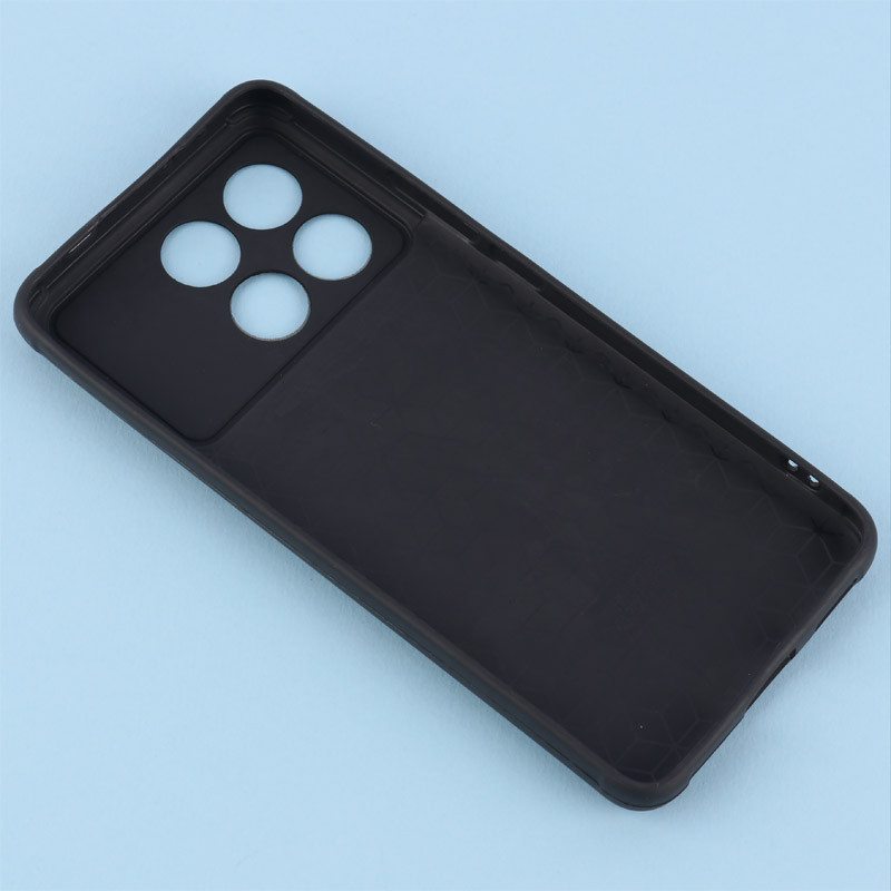 قاب ژله ای شیائومی Poco X6 Pro طرح حصیری محافظ لنزدار Pro Camera