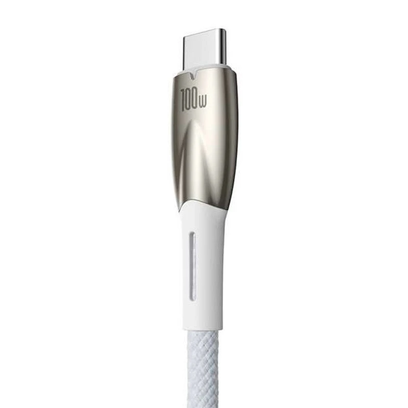 کابل تایپ سی فست شارژ Baseus Glimmer Series CADH000602 6A 100W 2m