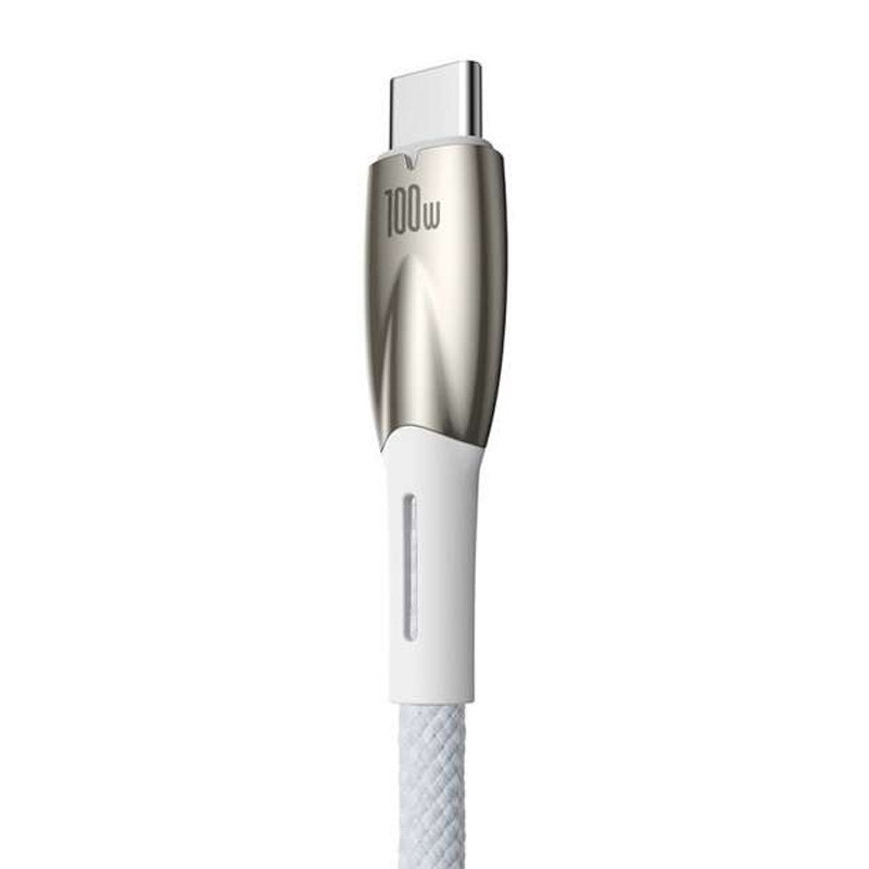 کابل تایپ سی فست شارژ Baseus Glimmer Series CADH000602 6A 100W 2m