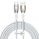 کابل تایپ سی فست شارژ Baseus Glimmer Series CADH000602 6A 100W 2m